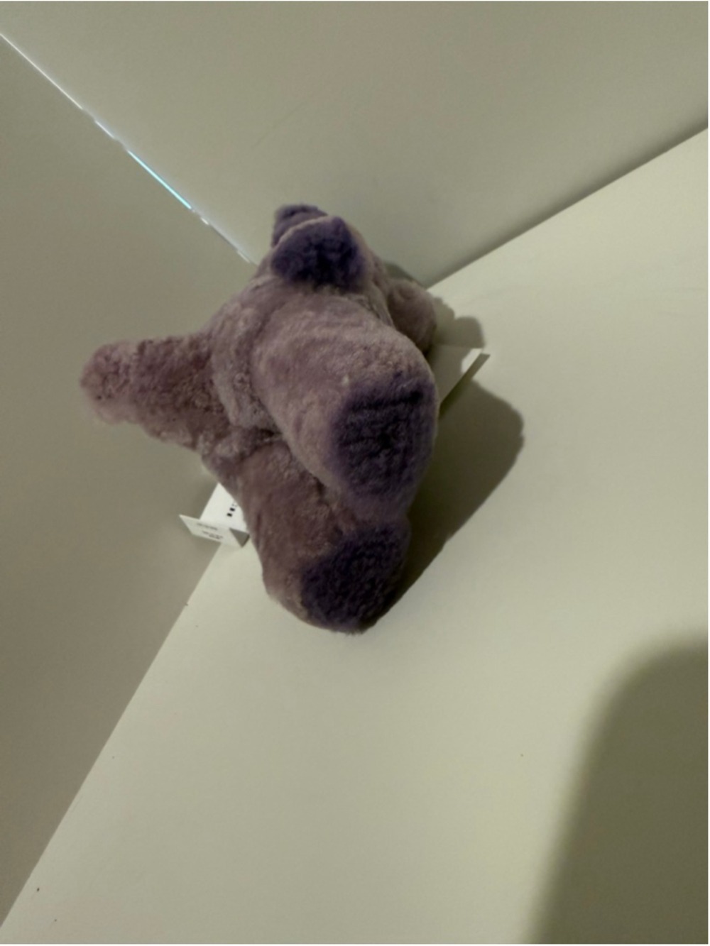 NEW Coach Trixy Purple Plush Dinosaur Bag Charm Shearling CEG49 NWT - Picture 6 of 6